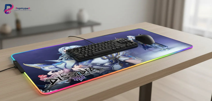 Tapis de souris Gaming RGB - Final Fantasy Cecil Paladin Edition - Précision Esport