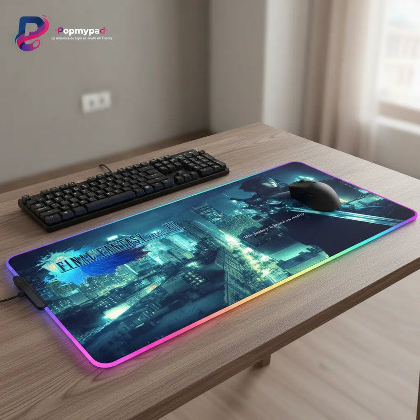 Tapis de souris Gaming RGB - Final Fantasy Edition Noctis Précision & Immersion