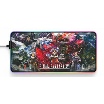 Tapis de souris Gaming RGB - Final Fantasy XVI Edition : L'Héritage des Cristaux