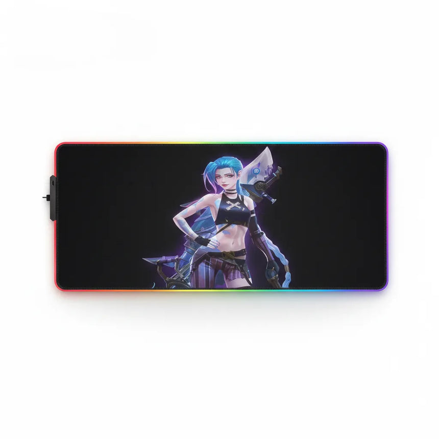 Tapis de souris Gaming RGB - League of Legends : Jinx Edition XXL
