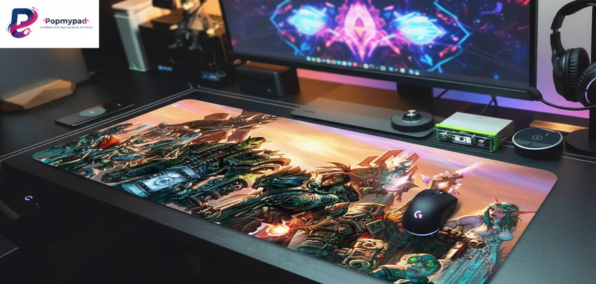 Tapis de souris Gaming World of Warcraft - Édition Légendes d'Azeroth XXL