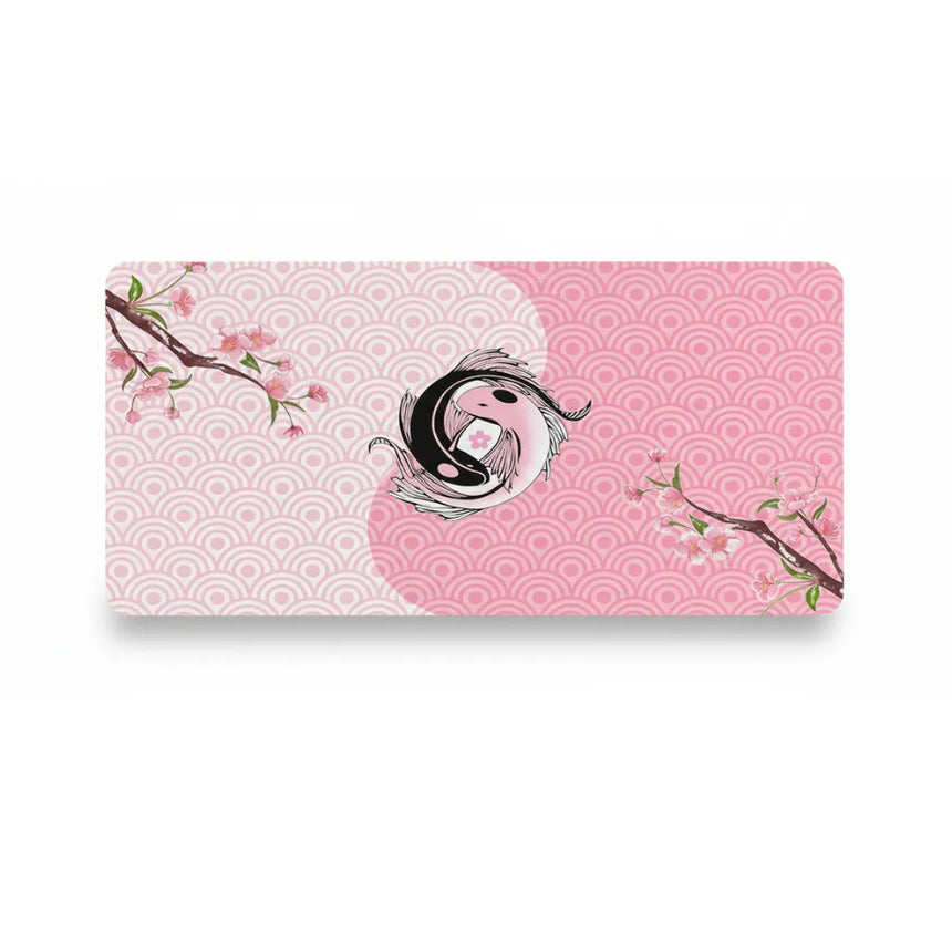 Tapis de souris Japonais - Harmonie des Carpes Koi & Cerisiers Sakura