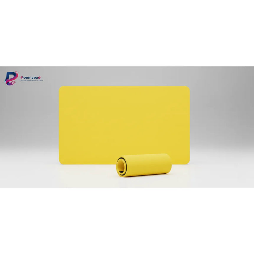 Tapis de souris Jaune Solaire - Design Minimaliste & Précision Premium