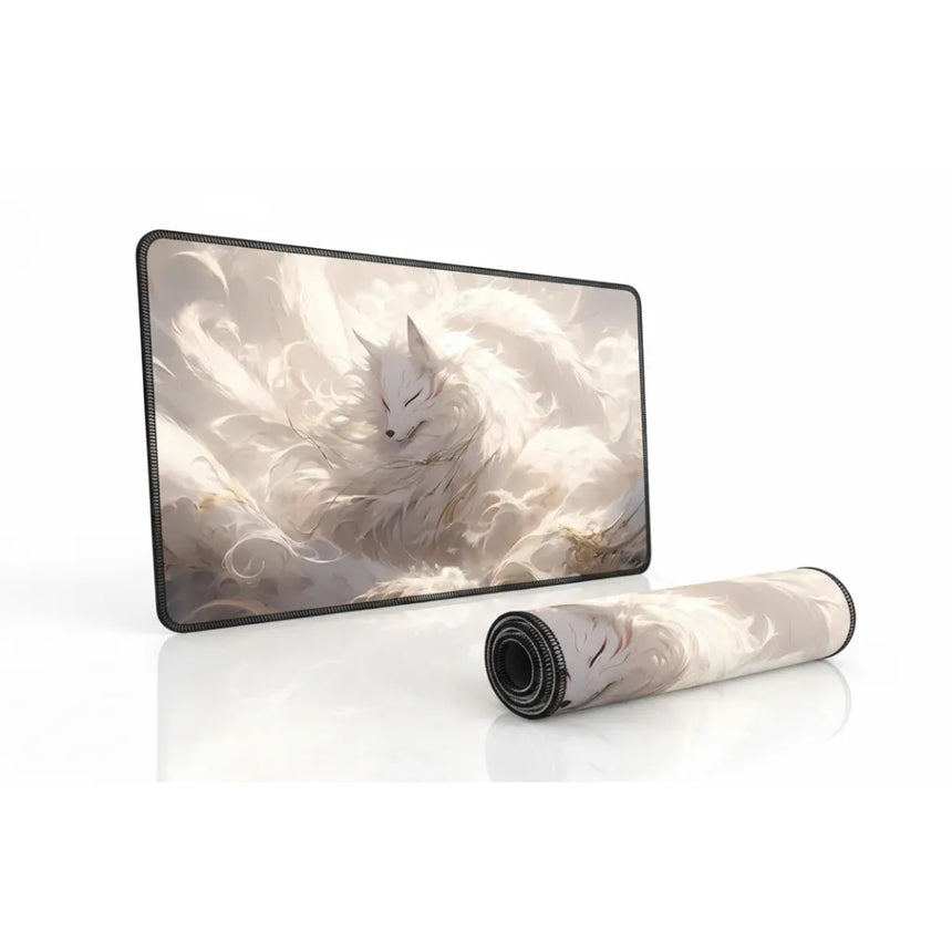 Tapis de souris Kitsune Céleste - Design Zen & Minimaliste