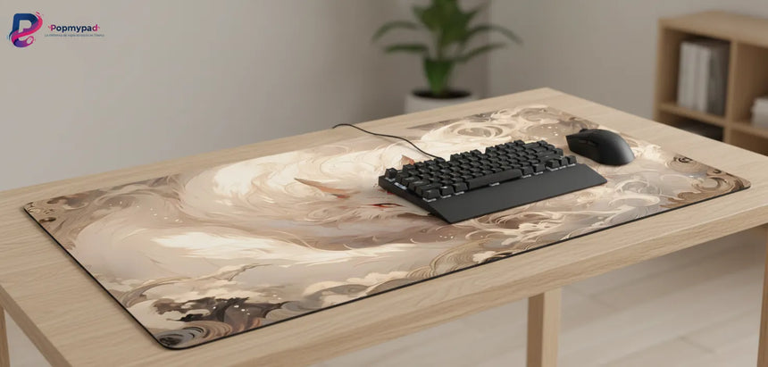 Tapis de souris Kitsune Mystique - Design Zen & Minimaliste