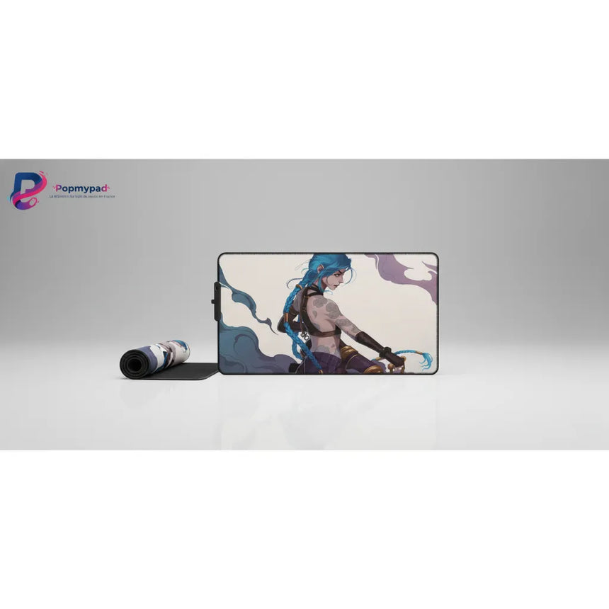 Tapis de souris League of Legends - Jinx Edition | Glisse Ultime & Design Arcane