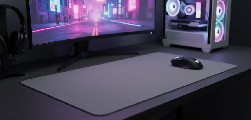 Tapis de souris Minimaliste - Gris Anthracite Uni - Performance & Sérénité