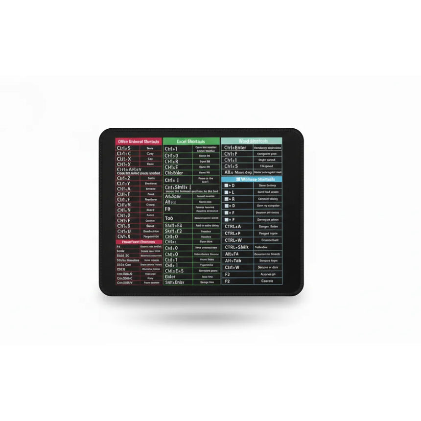 Tapis de souris Raccourcis Bureau - L'Expert Master Office