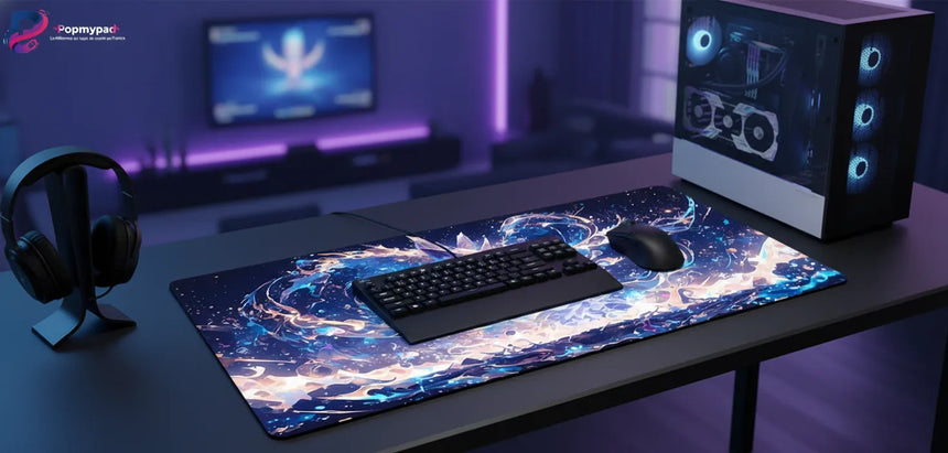 Tapis de souris Renard Céleste - Édition Zen & Éthérée