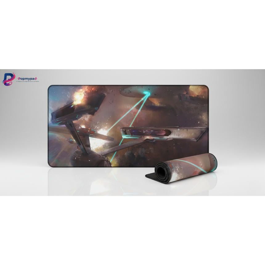 Tapis de souris Star Trek - Bataille Spatiale Épique (Édition Collector XXL)
