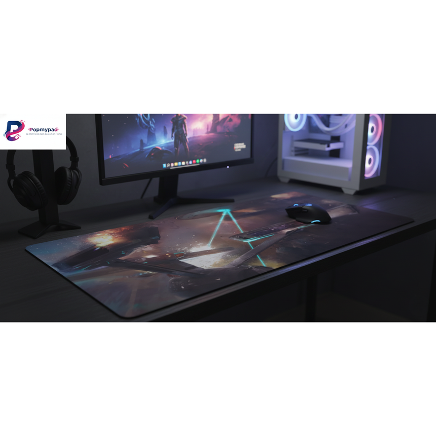 Tapis de souris Star Trek - Bataille Spatiale Épique (Édition Collector XXL)