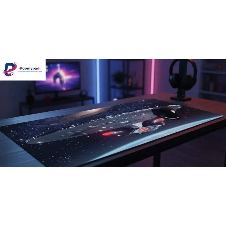 Tapis de souris Star Trek - Édition USS Enterprise Deskmat Gaming