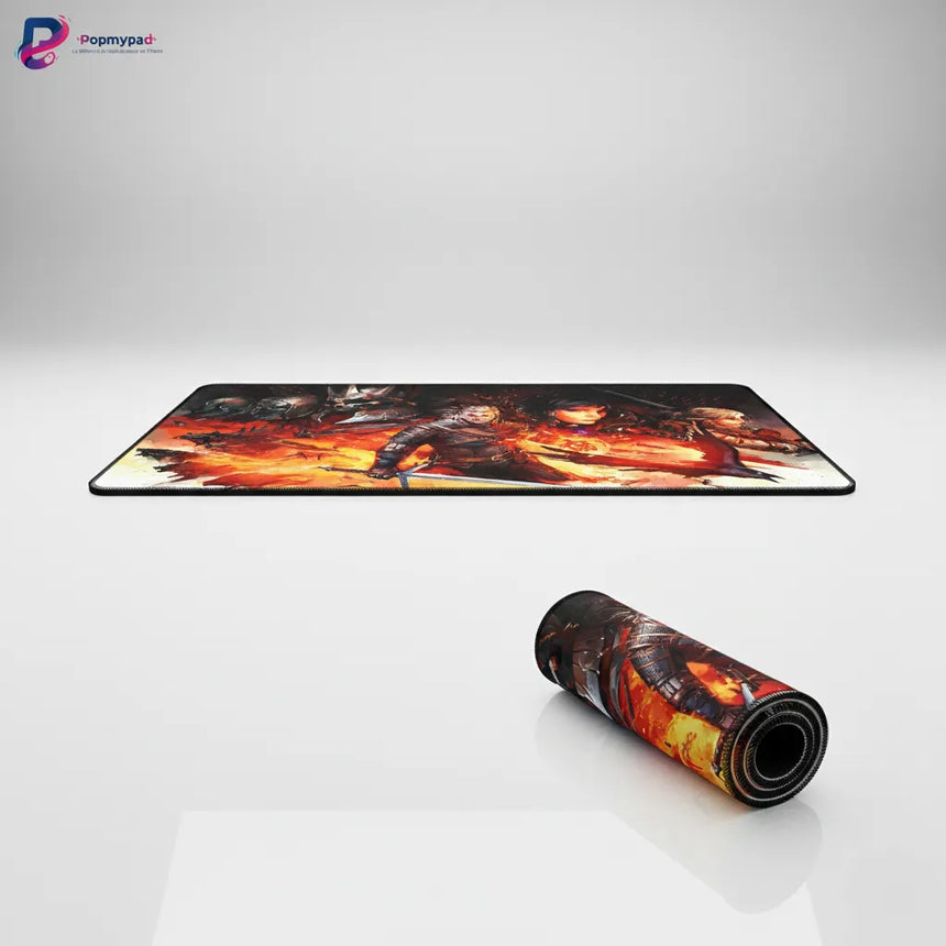 Tapis de souris The Witcher 3 - Édition "Le Destin des Flammes" : L'Art du Combat