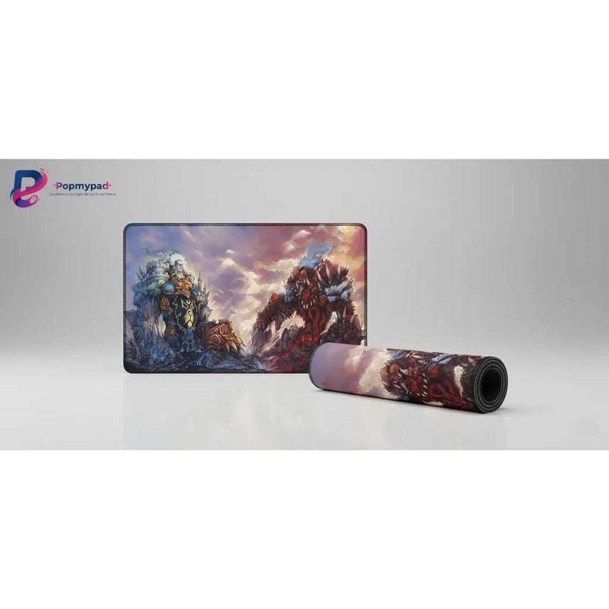 Tapis de souris World of Warcraft - Alliance vs Horde : Le Duel des Titans (Format XXL)