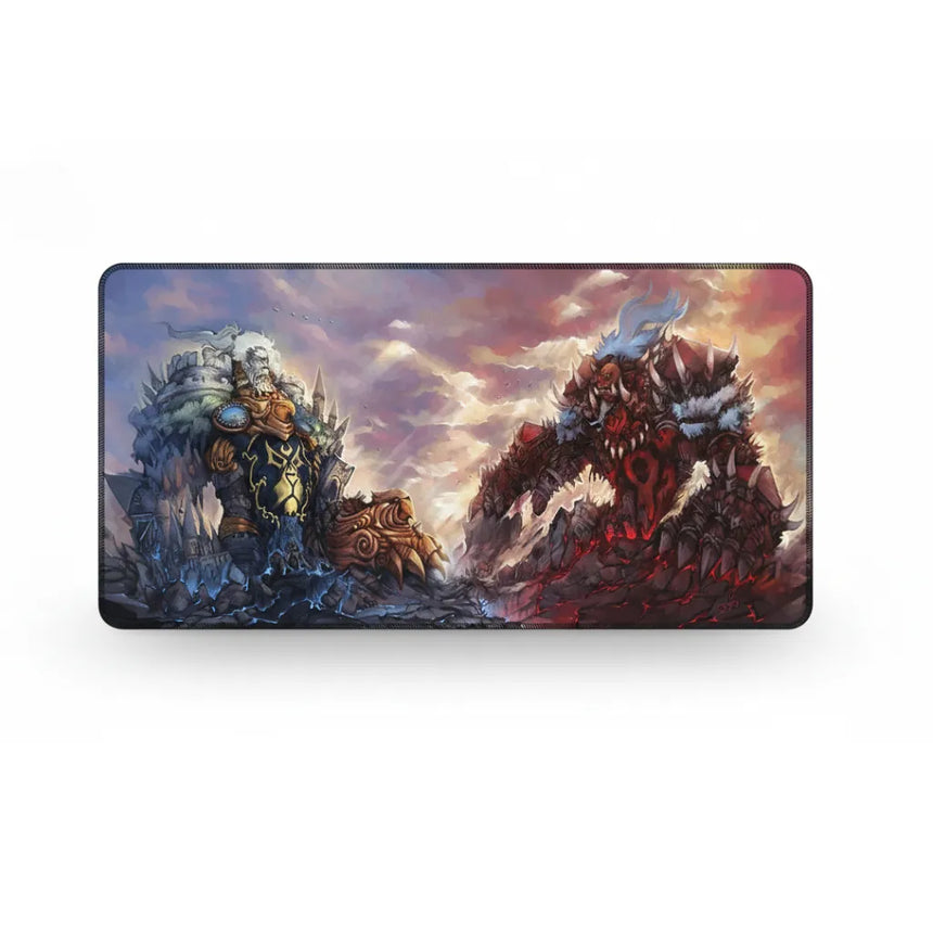 Tapis de souris World of Warcraft - Alliance vs Horde : Le Duel des Titans (Format XXL)