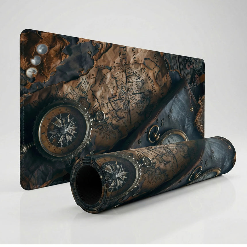 Tapis de souris XXL - L'Odyssée de l'Explorateur (Style Antique)