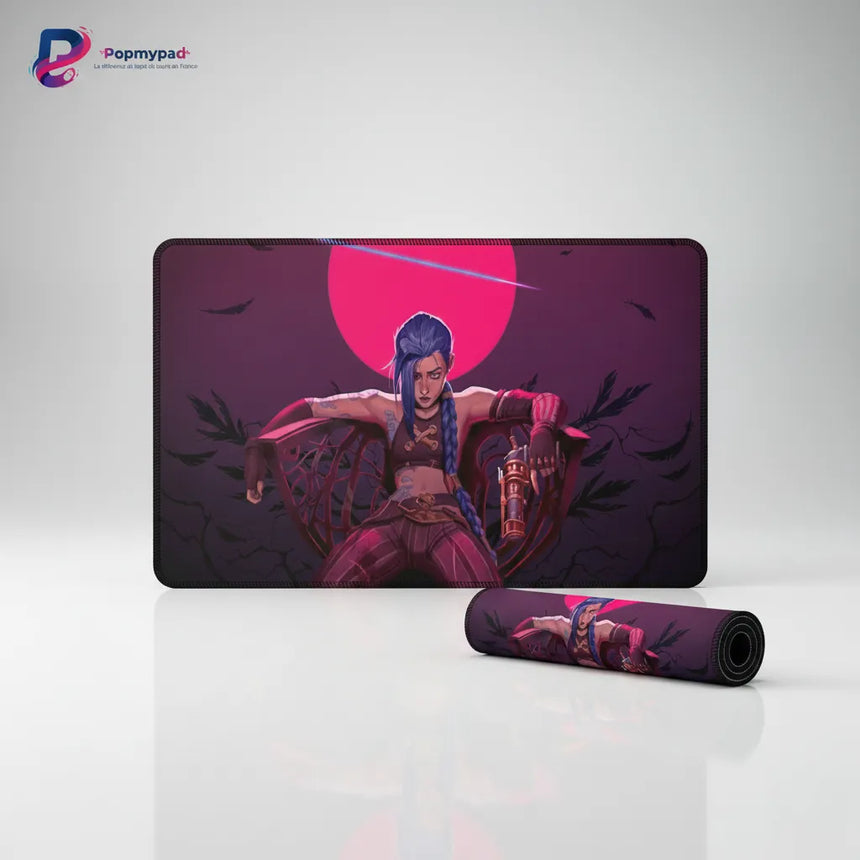 Tapis de souris XXL Jinx - Édition Limitée Arcane (League of Legends)