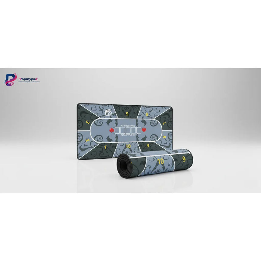 Tapis de souris XXL Poker - Design Baroque Texas Hold'em Premium
