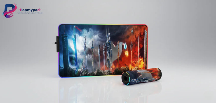 Tapis de Souris Gaming Final Fantasy - Édition Arsenal Légendaire (XL/RGB)