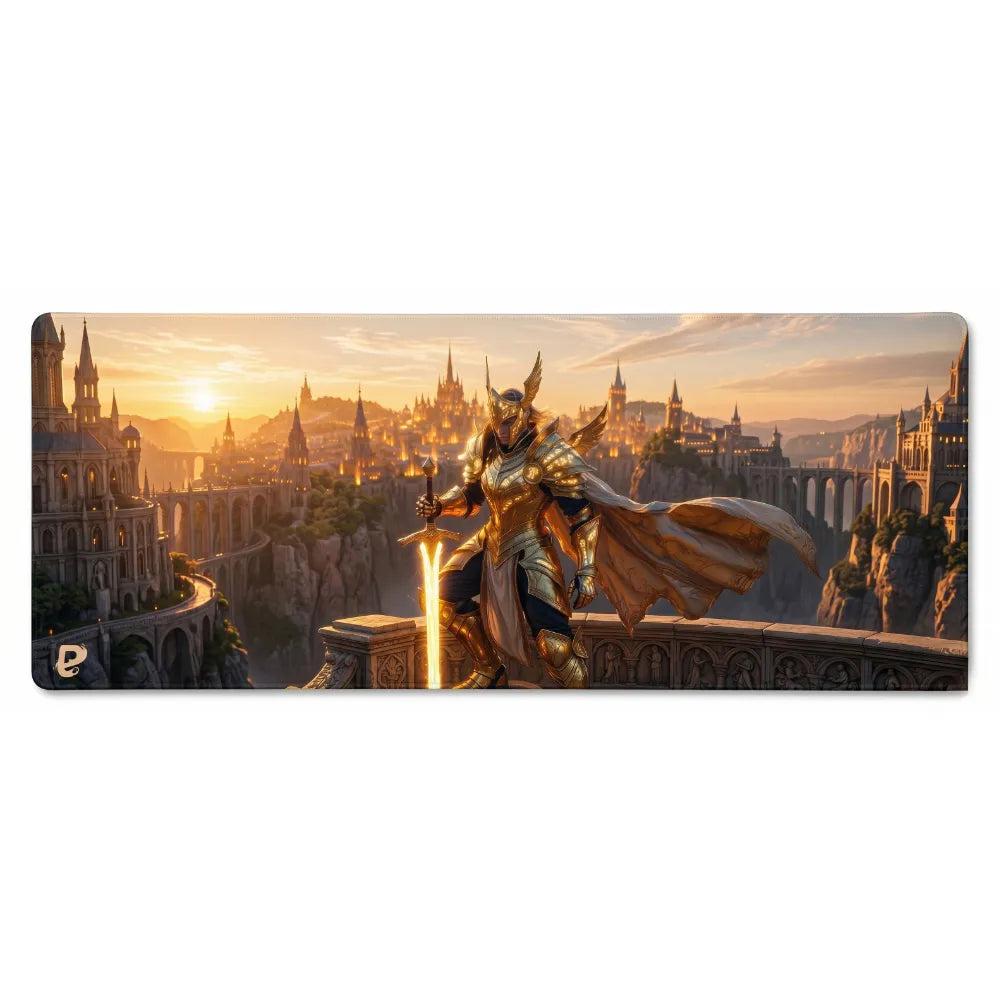 Tapis de Souris XXL - Chevalier d'Or - Ser Aldric | PopMyPad