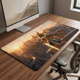 PopMyPad - Tapis de Souris XXL - Chevalier d'Or Épique