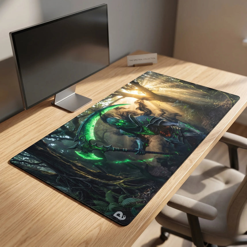 PopMyPad - Tapis de Souris XXL - Format XL/XXL - Faucheur Vert Néon