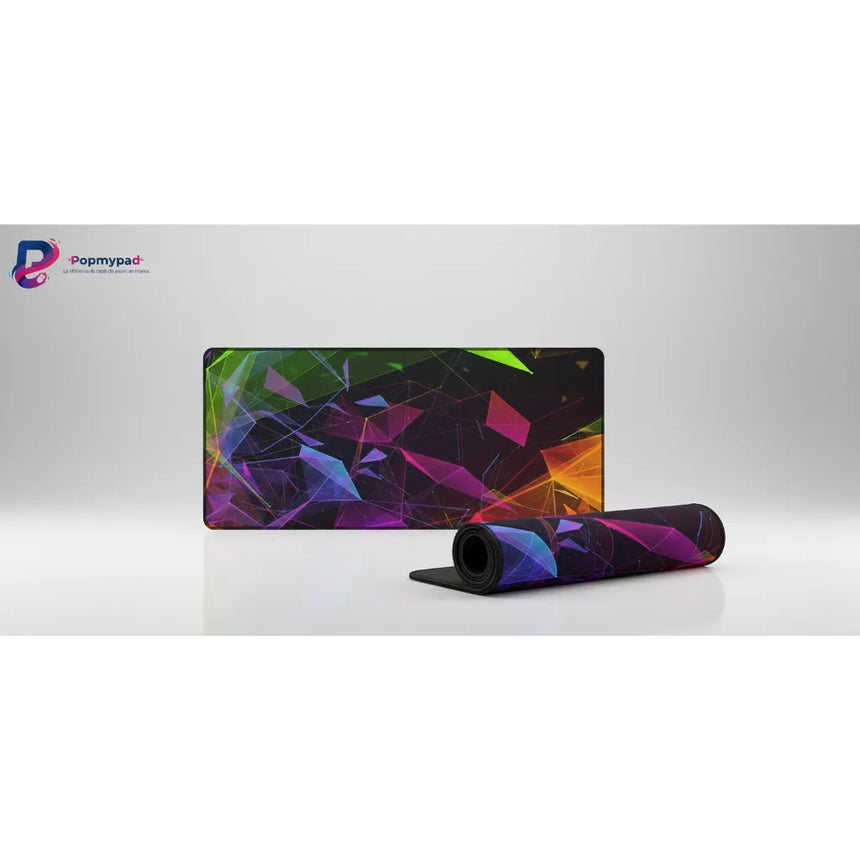 Tapis de Souris Design Gaming — Abstraction Géométrique Néo-Cyber