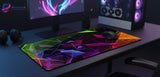 Tapis de Souris Design Gaming — Abstraction Géométrique Néo-Cyber