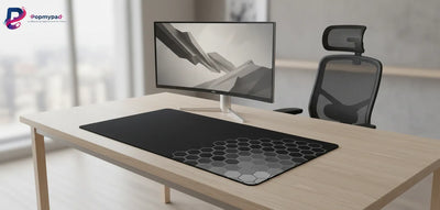 Tapis de Souris Design "Hexa-Core" — Style Futuriste & Gaming XXL