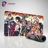Tapis de Souris Gamer Demon Slayer RGB - Édition Piliers XXL