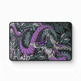 Tapis de Souris Gamer Dragon Japonais - Violet & Noir - Édition Mythologique XXL