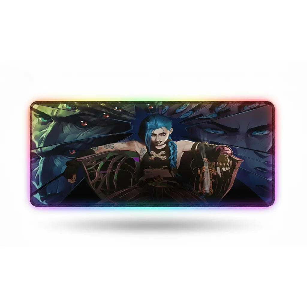 Tapis de Souris Gamer RGB Jinx - League of Legends Arcane Edition