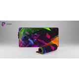Tapis de Souris Gamer XXL - Design Géométrique Néon & Cyber-Art