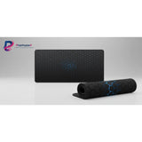 Tapis de Souris Gamer XXL - Design Hexagonal Futuriste & Cyan
