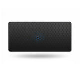 Tapis de Souris Gamer XXL - Design Hexagonal Futuriste & Cyan
