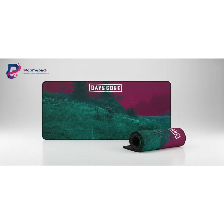 Tapis de Souris Gaming Days Gone - Édition Survival Oregon - Glisse & Précision XL