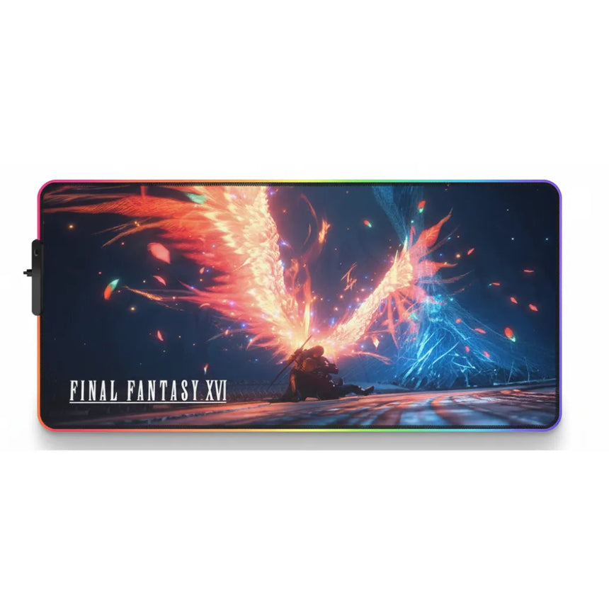 Tapis de Souris Gaming Final Fantasy XVI - Édition Phoenix RGB XL