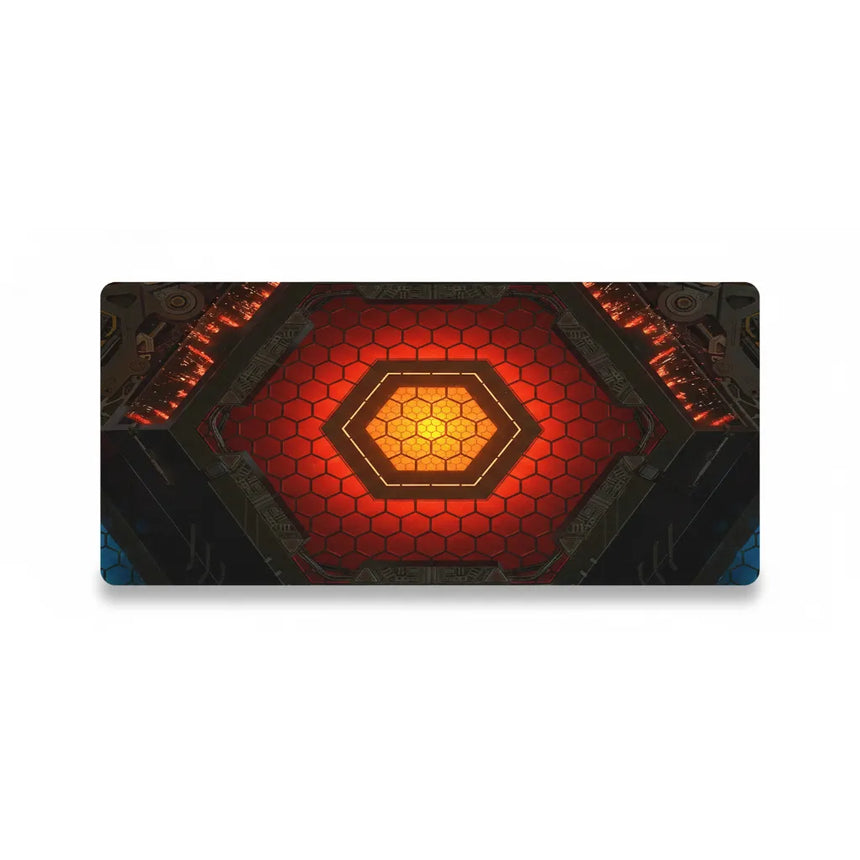 Tapis de Souris Gaming "Fusion Core" — Design Futuriste & High-Tech XXL