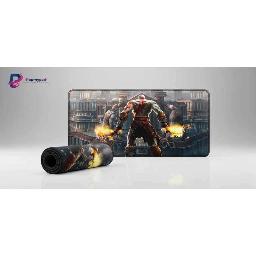 Tapis de Souris Gaming God of War - Edition Kratos : La Furie de l'Olympe