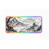 Tapis de Souris Gaming Japon - Paysage Traditionnel Sumi-e & RGB