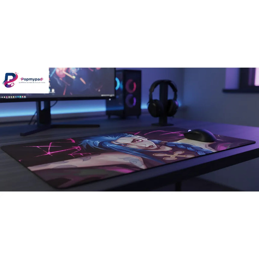 Tapis de Souris Gaming Jinx - League of Legends - Édition Artistique Chaos