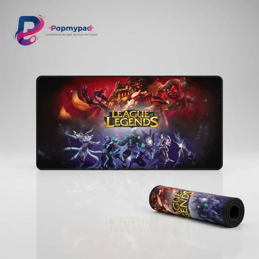 Tapis de Souris Gaming League of Legends - L'Affrontement des Champions XXL