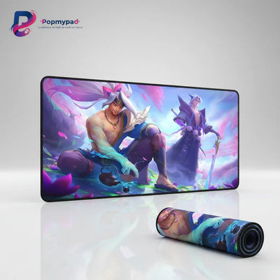 Tapis de Souris Gaming League of Legends - Spirit Blossom : Yasuo & Yone