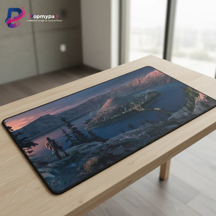 Tapis de Souris Gaming Pro - Édition Survival  Horizon Post-Apocalyptique XXL