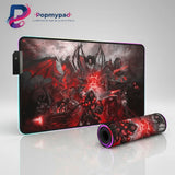 Tapis de Souris Gaming RGB - Édition World of Warcraft : La Bataille Finale