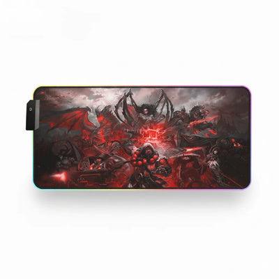 Tapis de Souris Gaming RGB - Édition World of Warcraft : La Bataille Finale