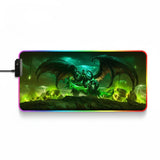 Tapis de Souris Gaming RGB - World of Warcraft Édition Illidan Hurlorage