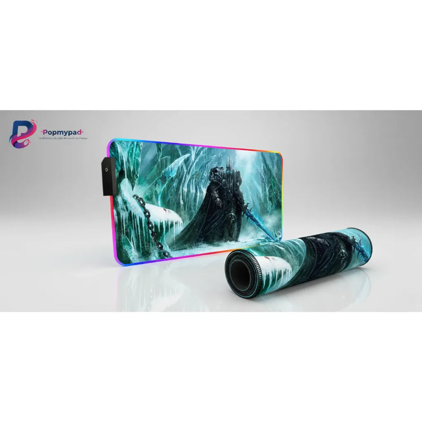 Tapis de Souris Gaming RGB - World of Warcraft Edition "The Lich King" - XXL