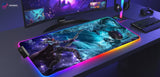 Tapis de Souris Gaming RGB - World of Warcraft : Sylvanas vs Sindragosa Edition