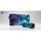 Tapis de Souris Gaming RGB - World of Warcraft : Sylvanas vs Sindragosa Edition